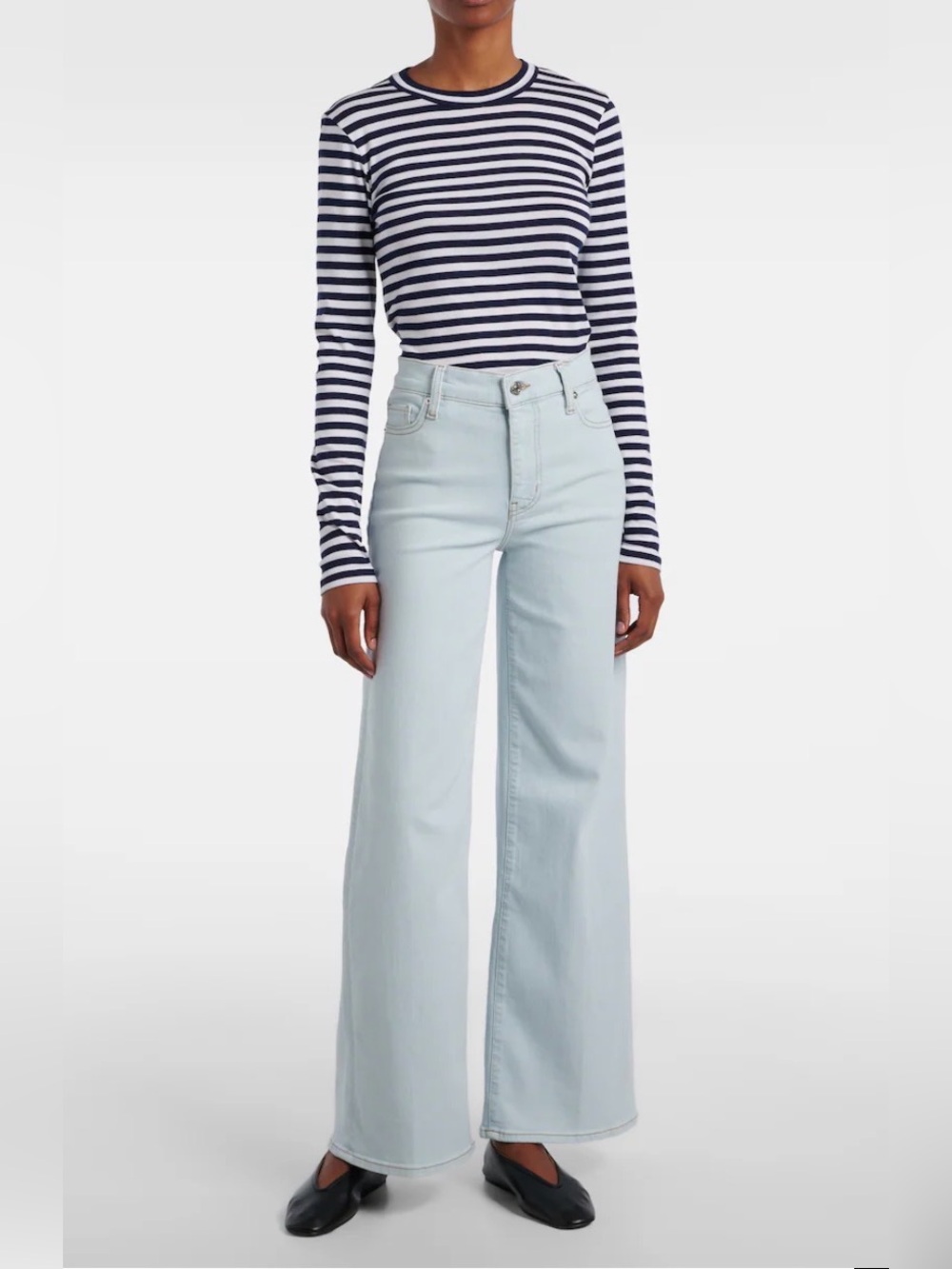 Frame Le Slim Palazzo wide-leg jeans Size 25 inseam 30.5”